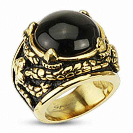 Bague homme acier inoxydable fleur de lys lis emblème fierté france