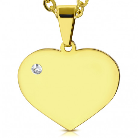 Pendentifs + Chaine Coeur