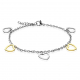 BRACELET CHAINE DE CHEVILLE SEXY FEMME ACIER BRELOQUE CROIX BOULE COEUR