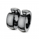 PAIRE BOUCLES D'OREILLES POUR HOMME ADO TIGE FERMOIR ACIER RONDE ZIRCON DIAMS SWAROVSKI BLANC 5mm NEUF