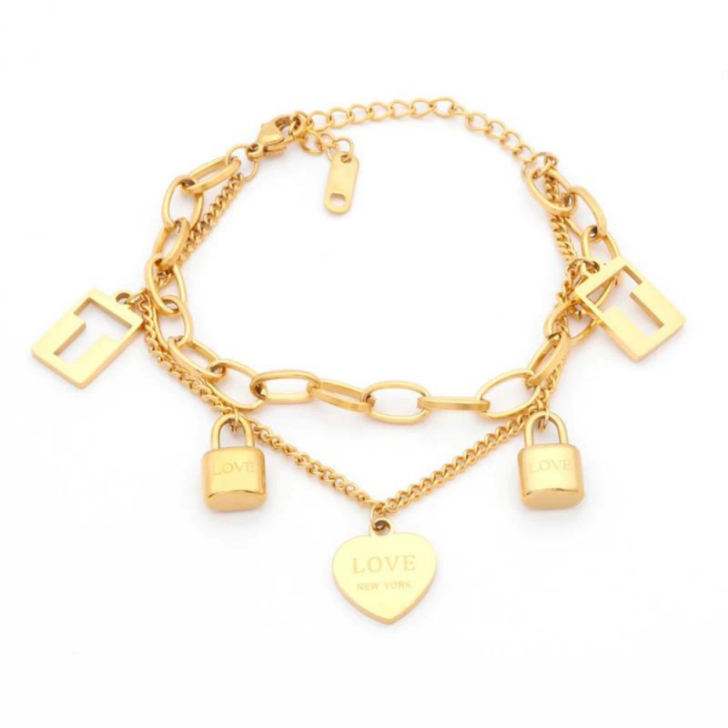 Bracelet fin doré - Heliboo, site de vente en ligne de bijoux
