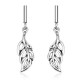 PAIRE BOUCLES D'OREILLES POUR HOMME ADO TIGE FERMOIR ACIER RONDE ZIRCON DIAMS SWAROVSKI BLANC 5mm NEUF